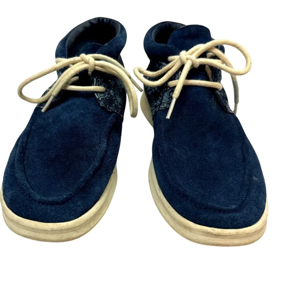 UGG AUSTRALIA Mens 9.5 Hulman Bandana Suede‎ Ankle Sneaker Chukka Shoes